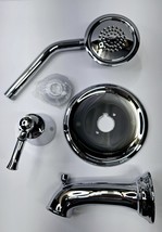 Moen T62183 Dartmoor Tub and Shower Trim with 2.5 GPM Shower Head - Chrome - $1,041.97 MXN
