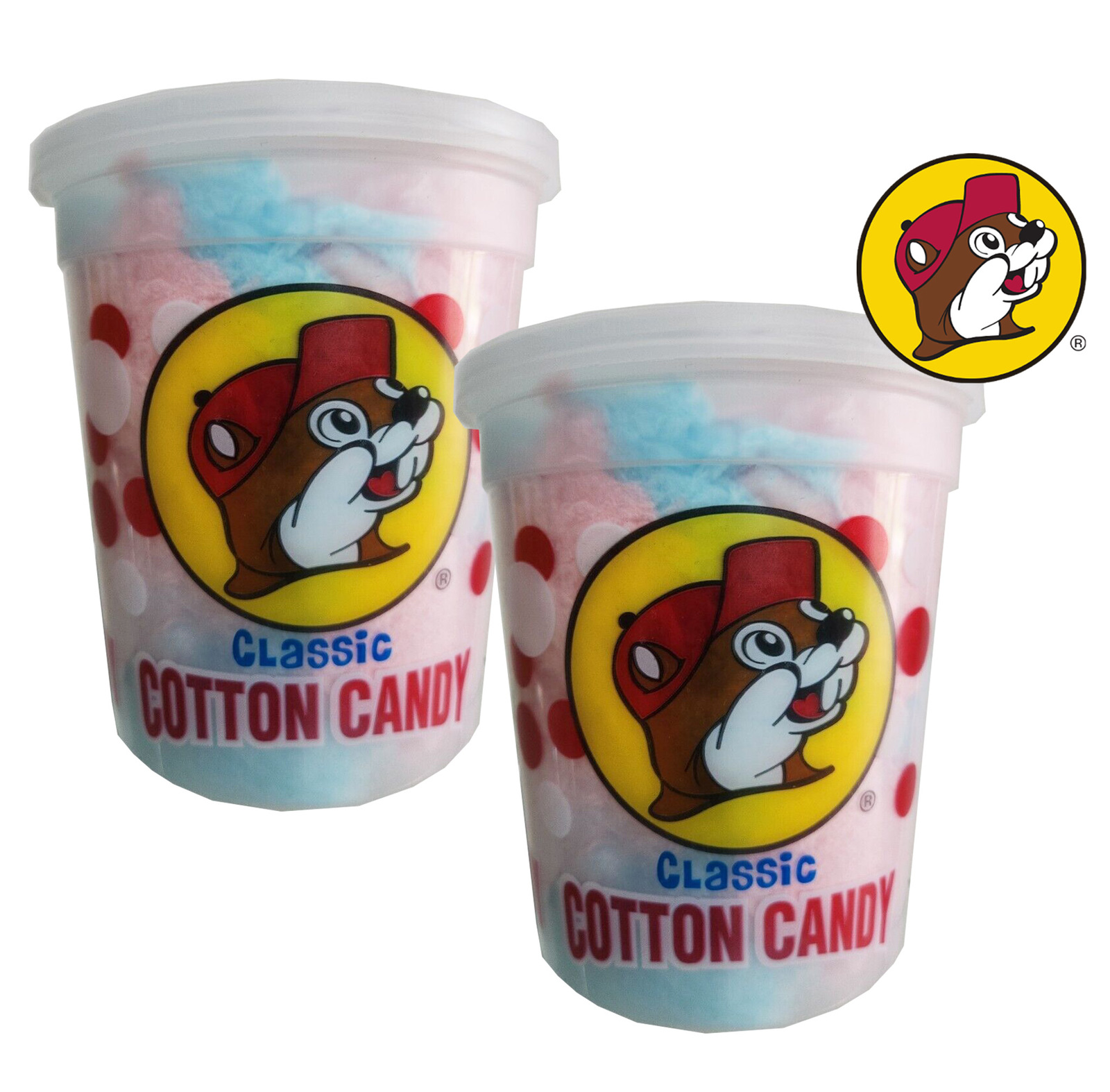 2 Packs Buc-ee's Cotton Candy 2 oz - $17.30