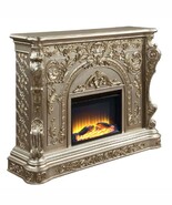 Danae 69&quot; Fireplace, Antique Silver Finish - $43,294.51 MXN