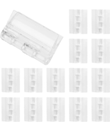 15 Pcs Clear Acrylic Hinges, Transparent Folding Hinge Plastic Clear Min... - £9.19 GBP