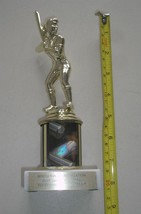 Lot Of 8 Girls Softball Baseball Trophy - £39.72 GBP