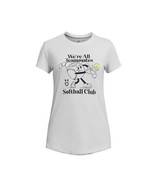 new UNDER ARMOUR youth sz YLG girl SOFTBALL CLUB TEE We&#39;re All Teammates... - $317.98 MXN