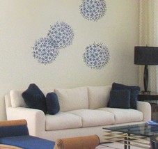 Allium Grande Wall Stencil - Medium - Reusable stencils for easy DIY home. - £26.24 GBP