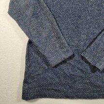 Tommy Bahama Men&#39;s Fleece Pullover Sweatshirt Bkue Sz M Long Sleeve Cotton Blend - £15.15 GBP