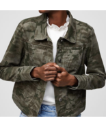 Loft Women&#39;s Cropped Camo Print Twill Jacket size Small NWT MSRP $98 - £43.06 GBP