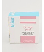 Bliss Incredi Peel 10% Glycolic Acid Spa Strength Resurface Peel Exfolia... - $279.06 MXN