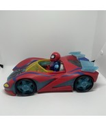 Marvel Superhero Adventures Spiderman 12&quot; Web Racer Car Rare Hasbro 2019... - $21.40 CAD