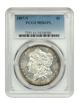 1897-S $1 PCGS MS61PL - $229.16