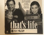 That’s Life Tv Guide Show Print Ad Heather Paige Kent Paul Sorvino Tpa15 - £4.65 GBP