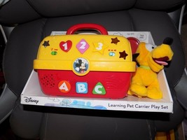 Disney Learning Pet Carrier Play Set Pluto Abc New No Batteries Included - £25.84 GBP