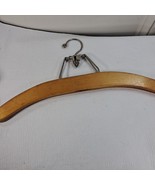 Vintage Setwell Wooden Suit Hanger Pant Coat wood clothes hangar Made in... - $43.74 CAD