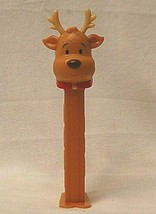 PEZ Reindeer Christmas Candy Dispenser Footed Deer Xmas Theme 2018 Empty - $8.90