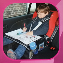 Kids Traveling Play Table Snack Tray For Baby Car Seats - £14.65 GBP