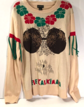 $19.99 Alex Stevens Mele Kalikimaka Christmas Red Green Beige Ugly Sweater XL - £11.86 GBP