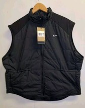 Nike Therma-FIT Women&#39;s Size 2XL Black Swift Running Vest (FB7537-010) - $56.09