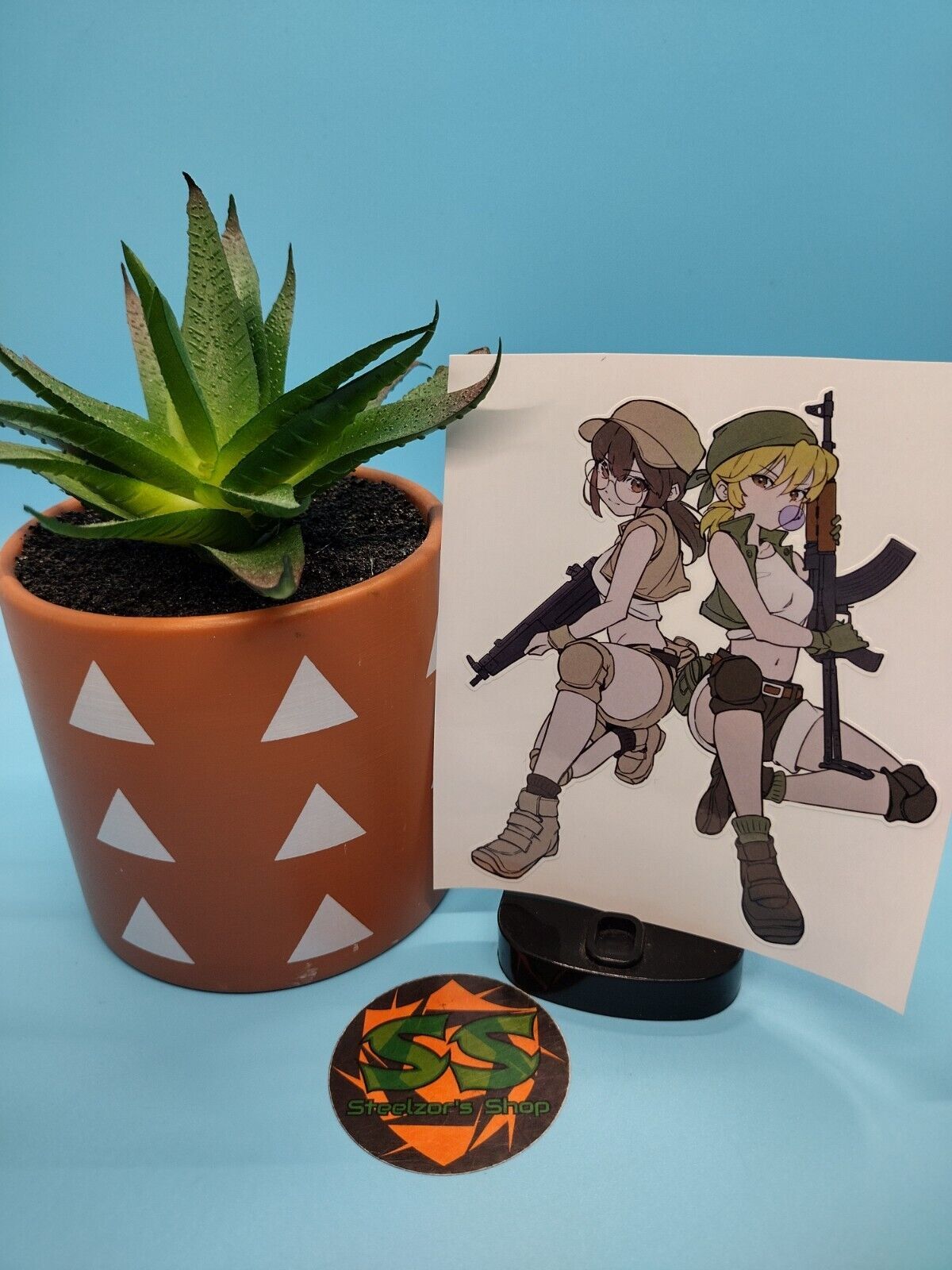 Metal Gear Slug - Fio &amp; Eri - Waterproof Vinyl Sticker Decal - $4.19