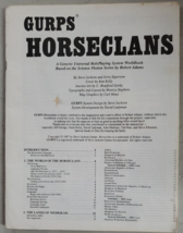 GURPS RPG Horseclans Barbarian Steve Jackson 1987 Based on Robert Adams ... - $24.75