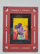 Disney 5&quot; X 7&quot; Matted to 3.5&quot; X 5&quot; Wood Carved Picture Frame - £19.72 GBP