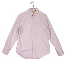 Five Four Poggy The Man Pink Button Down Dress Shirt, Men&#39;s M Cotton Lon... - $20.00