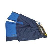 HEAD Boys Youth Athletic Active Shorts 2 Pack, Small, Navy Heather - £35.38 GBP