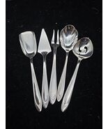 5 Pc International Silver Meriden First Lady Silverplate Hostess Serving... - $454.84 MXN