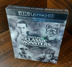 Universal Classic Monsters: Icons of Horror Collection (4K+Blu-ray+Digital) NEW - £70.34 GBP