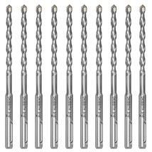 10-Piece 3/16” Sds Plus Drill Bits Rotary Hammer Drill Bit Set,, Sds Plus Shank - £31.53 GBP