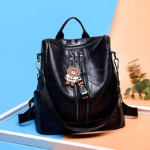 Big Leather Women Backpacks New Arrivel Vintage Female Shoulder Bag High Quality - £37.71 GBP