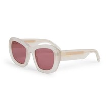 Palm Angels PERI106 MOON 3B25 Light Pink/Red 54-20-145 Sunglasses New Au... - $230.68