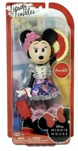 MinnieMouse Trendy Traveler 9 in Fashion Doll Purse Floral Dress Poseabl... - $11.95
