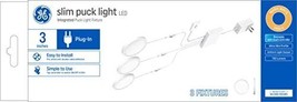 GE LED Slim Puck Lights, Plug-in Fixture, Touch Controller, 3-Inches, Warm - $60.12