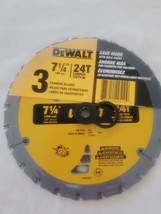 DeWALT Carbide Construction Framing 7-1/4&quot; 24T Saw Blades - Lot of 3 - DW3178 - £23.43 GBP