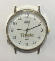 Vintage Timex Watch Thiele Promo 34mm Indiglo Doesnt Light Up Keeps Time - $36.52 CAD