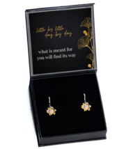 Chic Earrings, Empowering Words - Inspirational Adornments,  Sunflower  - £31.86 GBP