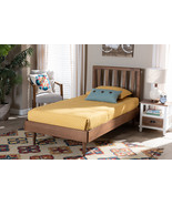 Vintner Walnut Brown Twin Size Platform Bed - $338.00