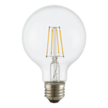 TCP FG25D4040E26SCL95 40W G25 LED Filament High CRI Globe Lamps - $224.27 MXN+