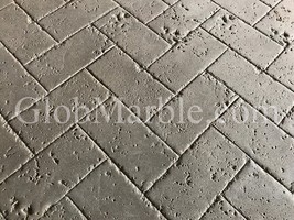 Concrete Stamps. Travertine SM6100. Tumbled Herringbone Flooring Patio S... - $177.86+