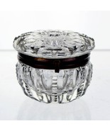 American Brilliant Prism &amp; Hobstar Cut Button or Jewel Box, Antique ABP ... - £39.96 GBP