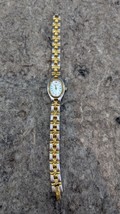 ELGIN EG073N Quartz Analog Women&#39;s Watch 17mm Gold Tone 6” - Needs New B... - $17.99