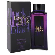 Black Is Black by Nu Parfums 3.3 oz Eau De Parfum Spray - £6.52 GBP