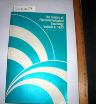 M. Korenbaum * The Annals of Phenomenological Sociology Vol II 1977 * Philosophy - £106.65 GBP