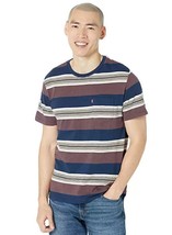 LEVIS Mens Classic Crewneck T Shirt Multicolor Striped Size XXL $29 - NWT - £14.17 GBP