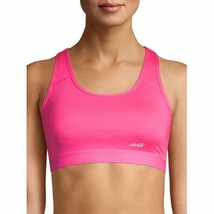 Avia Wirefree Strappy Sports Bra Size SMALL Fuchsia Medium Support New - $15.47