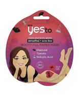 Yes To Booty-Ful Butt Paper Mask, Detoxify + Acne Free, Single Use - $8.95