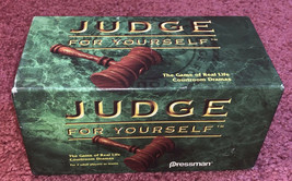1996 Judge For Yourself Court Room Drama Game. Very Good Pre Owned Condi... - $18.99