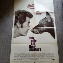 They Only Kill Their Masters 1972 Original Vintage Movie Poster One Sheet - £19.46 GBP