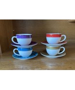 Starbucks 2006 Holiday Espresso / Demitasse Set Of 4 (Cup &amp; Saucer)  - €16,98 EUR