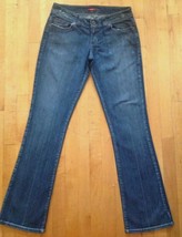 Women&#39;s Guess Jeans Size 30 Stretch Dark Blue Denim Classic Rise  - $38.60