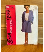 McCall&#39;s Vintage Home Sewing Crafts Kit #5844 1992 Stitch N Save - $27.43 CAD