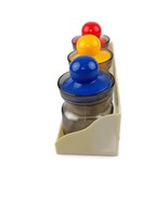 70s storage jar set made in Hong Kong vintage retro bathroom storage spi... - $37.27 CAD